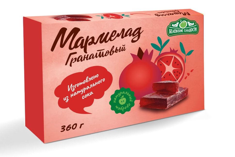  Мармелад  "Гранатовый" белевский 360г  в Сергиевом Посаде