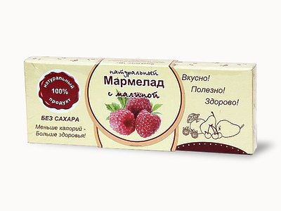  Мармелад натуральный "Малина" 140г в Сергиевом Посаде