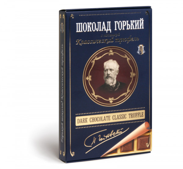 №1 Фабрика Томер  Горький шоколад ТРЮФЕЛЬ классический (Чайковский), 112г в Сергиевом Посаде