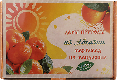 №2 Мармелад дары природы "Мандарин" 180г  в Сергиевом Посаде